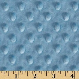 Shannon Minky Cuddle Dimple Baby Blue, Fabric by the Yard