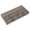 WOONEKY 1pc Hair Storage Box Comb Clip Container Styling Tool