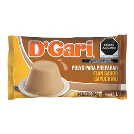 DGari Polvo para Preparar Flan, Sabor Capuchino 115 g
