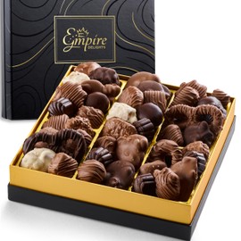 Assorted Gourmet Chocolate Gift Box - Food Gift Basket for Women and Man - Birthday, Thank You, Present Idea for Him and Her, Holiday Gifts Baskets by Empire Delights