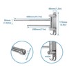 Adjustable Bathroom Towel Rack JSVER SUS304 Stainless Steel Towel Rack,