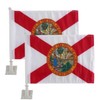 2 Pack Car Flags,Car Flag Florida State Flag Outdoor with