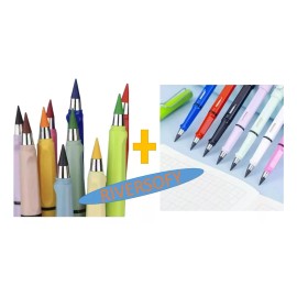 RIVERSOFY 12 Lápices Infinito + 12 Colores Infinito