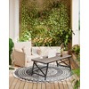 CHOEZON 41.3" Folding Coffee Table with Safety Buckles, Low Coffee