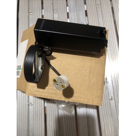 Lightolier Low Voltage BLACK Lytespan Track Lighting Fixture Shallow Ring MR16