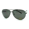 Super Lite Thin Frame Aviator Sunglasses Classic Rimless Look Gun