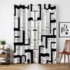 weesire Modern Blackout Curtains for Bedroom Living Room 2 Panels