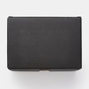THINGS REMEMBERED Engraved Vegan Leather Large Jewelry Box in Black