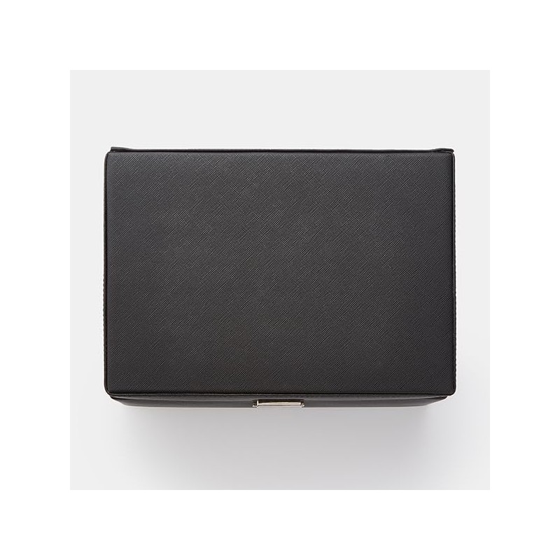 THINGS REMEMBERED Engraved Vegan Leather Large Jewelry Box in Black