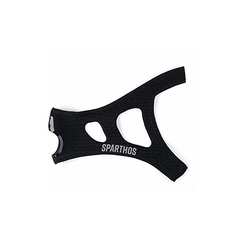 Sparthos Sleeve Workout Mask (Midnight Black, Small)
