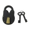 Treasure Gurus Antique Style Rustic Cast Iron and Brass Padlock