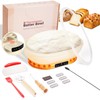 XPXKJ Heating Bread Proofing Basket Set Foldable Thermostatic Silicone Bowl