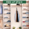Vercraft 12 Pack Space Saving Hanger Holders Sturdy Plastic Hangers