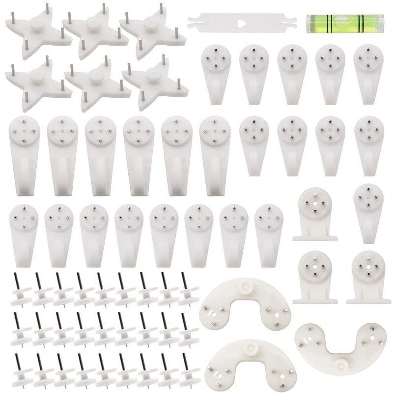 Maierke 100PCS Concrete Wall Hooks Cinder Block Hangers,Pictur