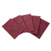 5Pcs/Set Scouring Pads, Abrasive Hand Scouring Pad Industrial Scourer Abrasive