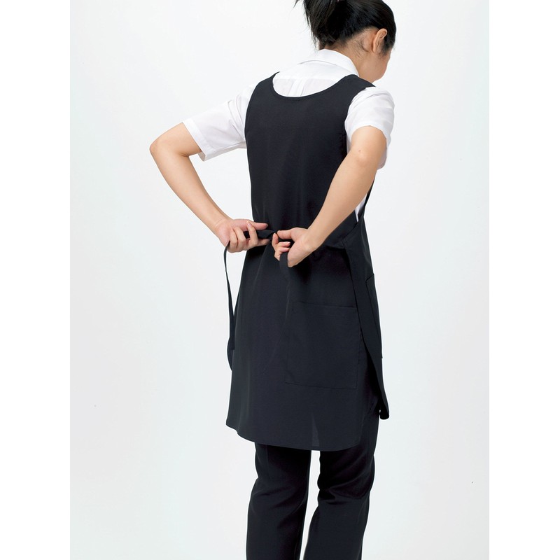 Albe T6880 Women's Work Clothes for Food and Service, Black