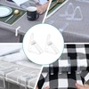 Xumann 12 Pcs Table Cloth Clip, 2 Size Clear Tablecloth