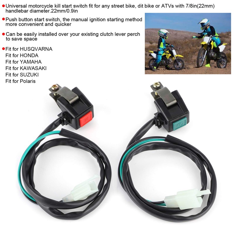Motorcycle Z¡§1nd Switch Start Switch Starter Switch Motorcycle Start Button