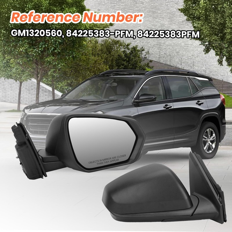 MOFOAP Right Passenger Side Mirror Compatible With 2018 2019 2020