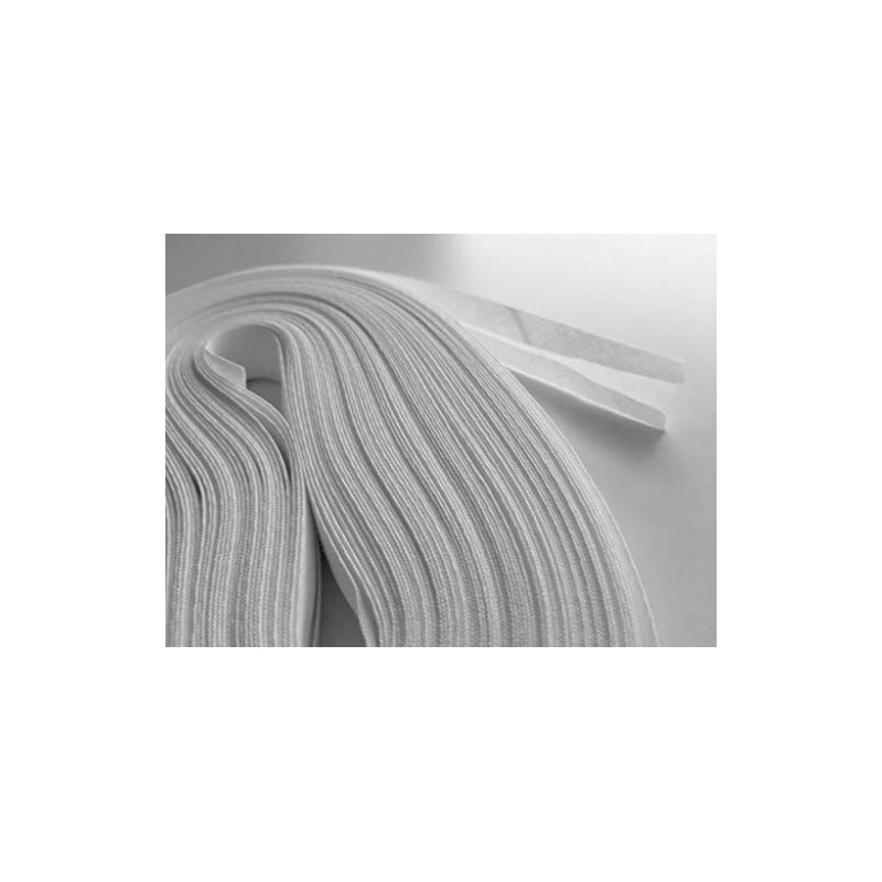 GGM - Nastro sbieco, 20 mm, 25 m, colore: Bianco