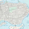 Gotham City - Vintage Style Plat Map - 16x20 Poster