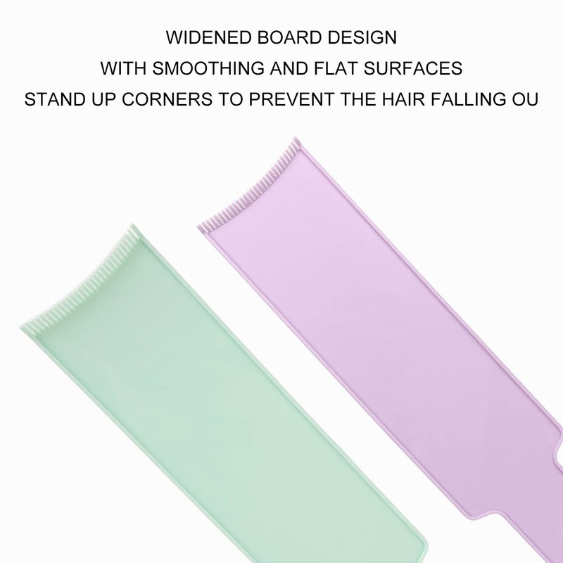 Highlighting Board with Teeth, 3 Pieces, Hair Dye Board, Balayage