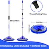 63” Long Handle Car Wash Brush Microfibre Extendable Cleaning Mop