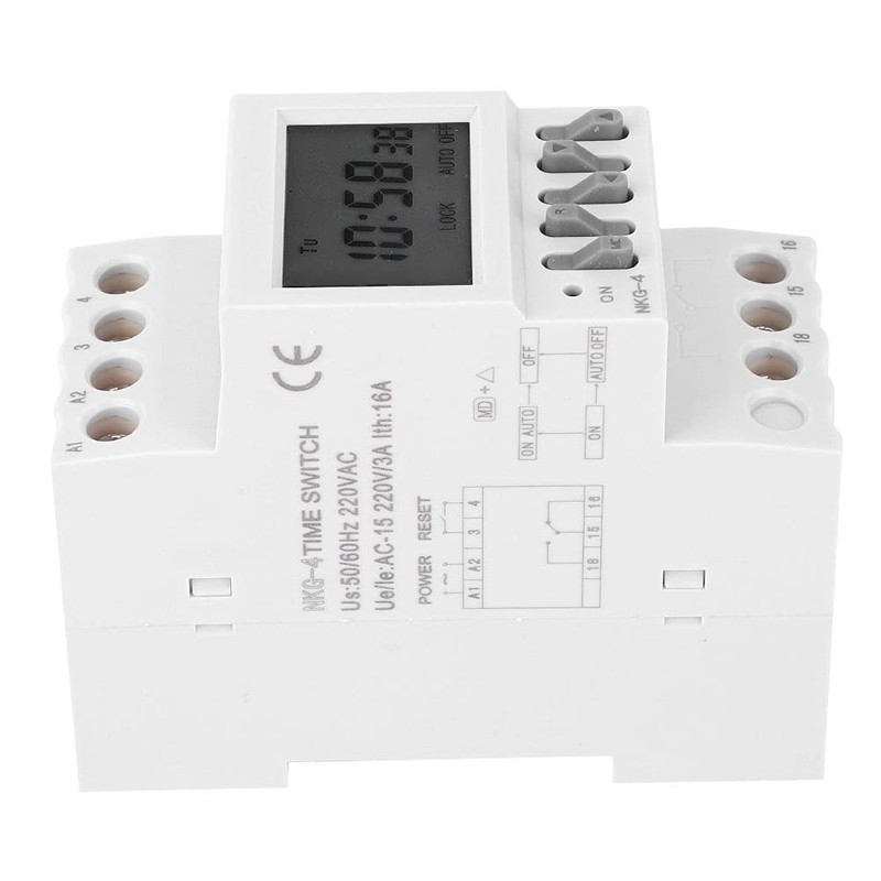 NKG-4 Timer Switch, Digital Timer, Programmable Timer, Compact, Portable, Easy