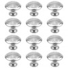 AvoDovA 12PCS Round Cabinet Knobs, Cabinet Hardware Knob, Stainless Steel
