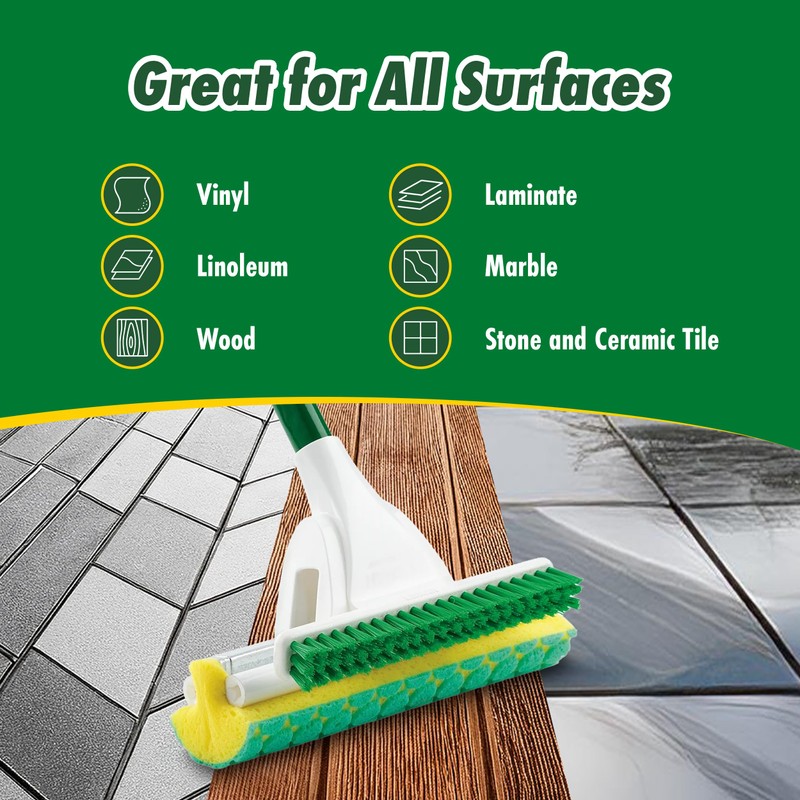 Libman Nitty Gritty Roller Mop Refills | Scrub Mop |