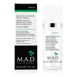 M.a.d. Delicate Soothing Night Cream 50ml Momento De Aplicación Noche Tipo De Piel Todo Tipo De Piel