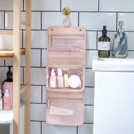 Stackers Blush Pink Small Hanging Washbag