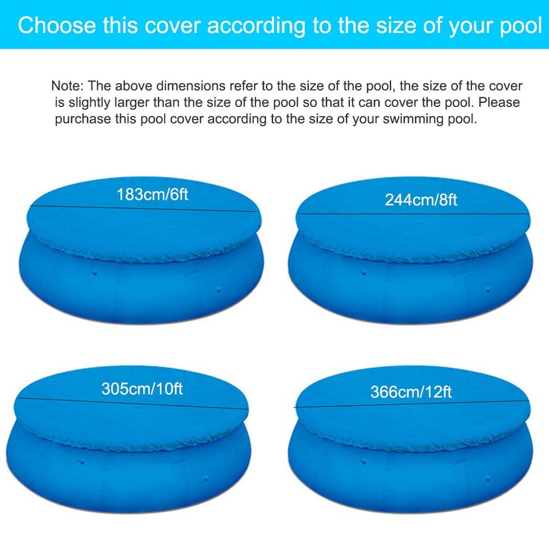 Round Pool Cover, Covers for Above Ground Pools, Pool Cover
