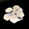 Super Cool Creations Hexagon Shaped Crafting Mirrors, Set of 10,