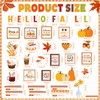 Honoson Fall Bulletin Board Decorations Set Fall Bookshelf Bulletin Board