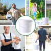Tioncy 24pcs 2 Gallon Plastic Bucket with Lid Heavy Duty