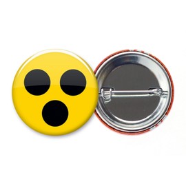 Stylebutton Set of Blind Badges Made of Metal | Blind Pin | Blind Badge with Safety Pin | 3 Points or ÖNORM V 2106, Metal