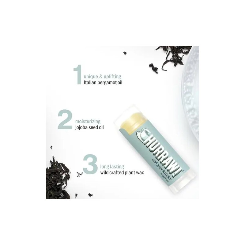 Bálsamo Labial Earl Grey Paquete De 2 Orgánico Vegano Sin