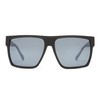 Le Specs Male Dirty Magic Black Rubber D-Frame Sunglasses