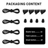 UamGlsob 2Pairs Elastic Shoelaces for Shoes, No Tie Bungee Stretchy