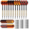 hioseyre Dart Needle Set,12 Soft Tip Darts,24 Dart Tails,100 Plastic