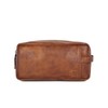 SPIKES & SPARROW Toiletry Bag Genuine Leather Men's 021826, Cognac,