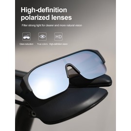 INBIKE Polarized Fit Over Glasses Sunglasses UV400 Protection for Men Women Cycling Driving