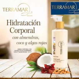 Terramar Crema Corporal Con Almendra, Coco Y Algas Rojas