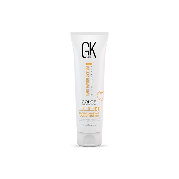 Global Keratin GKhair Moisturizing Conditioner Color Protection (100 ml/ 3.4 fl. oz) | Organic Oil Extracts - Sulfate, Paraben Free - For Damaged and Dry Hair - Women & Men | All Hair Types