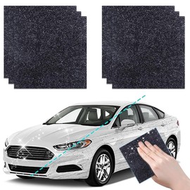 IKOPFLN 6-teiliges nano sparkle tuch für Autokratzer,nanosparkle tuch original Nano-Glitzertuch für die Autopflege (10 x 10 cm)