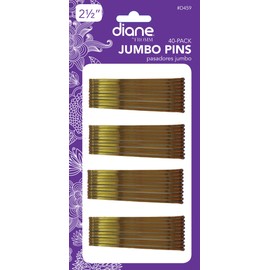 Diane D55045974 Jumbo Bob Pins, Bronze, 2.5", 40 Count