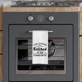 GCFET Retirement Gifts for Women - Funny Retirement Gifts Kitchen Towels, Best Retirement Gifts Dish Towels Tea Towels for Kitchen, Gifts for Retired Women Men Hand Towels for Bathroom, 16x24 Inches