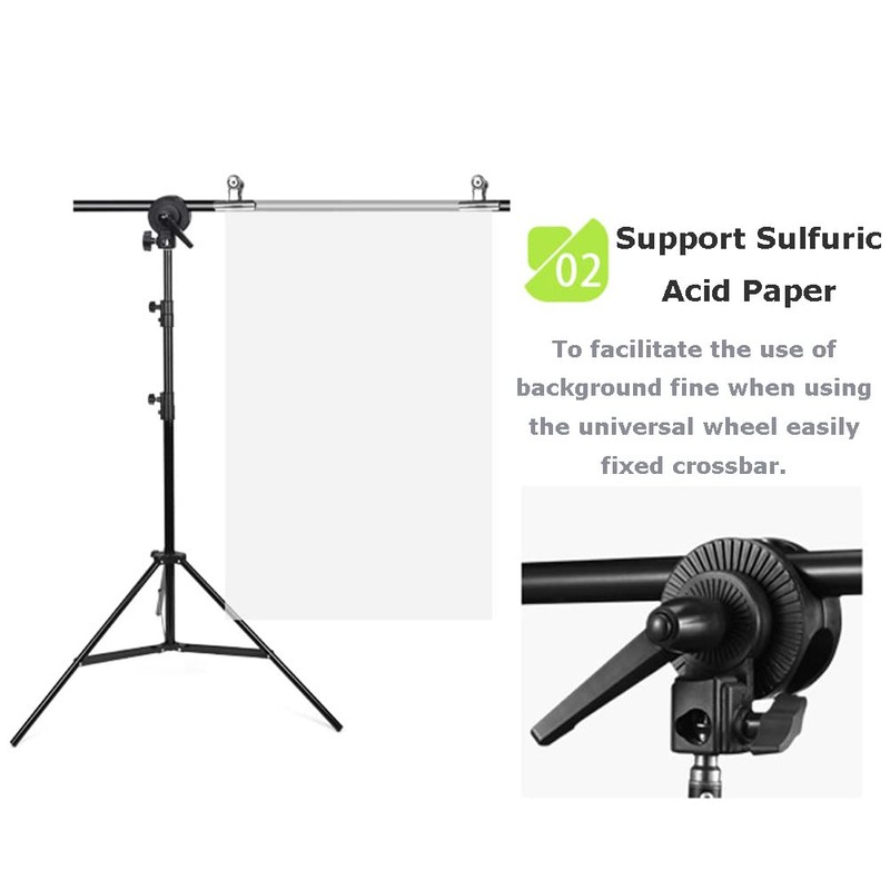 Diyeeni Handle Head Reflector Mount Double Wheel Light Tripod Adapter