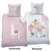 CTI reversible bed linen set Lama Queen, 135 x 200